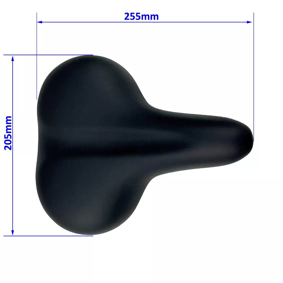 Bicycle Saddle Bike Seat Wide Extra Comfort Soft Cushion PU Leather Bike Seat