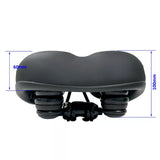 Bicycle Saddle Bike Seat Wide Extra Comfort Soft Cushion PU Leather Bike Seat - TDRMOTO