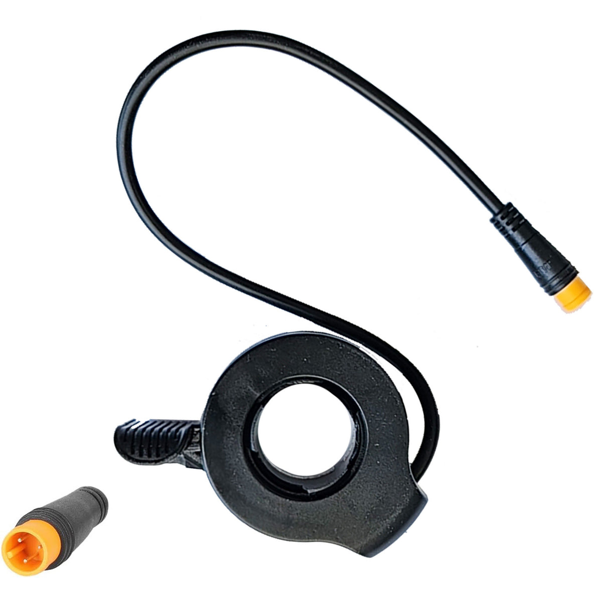 Thumb Throttle For Electric Bike eBike 3 Pins Plug 36V 48V - TDRMOTO