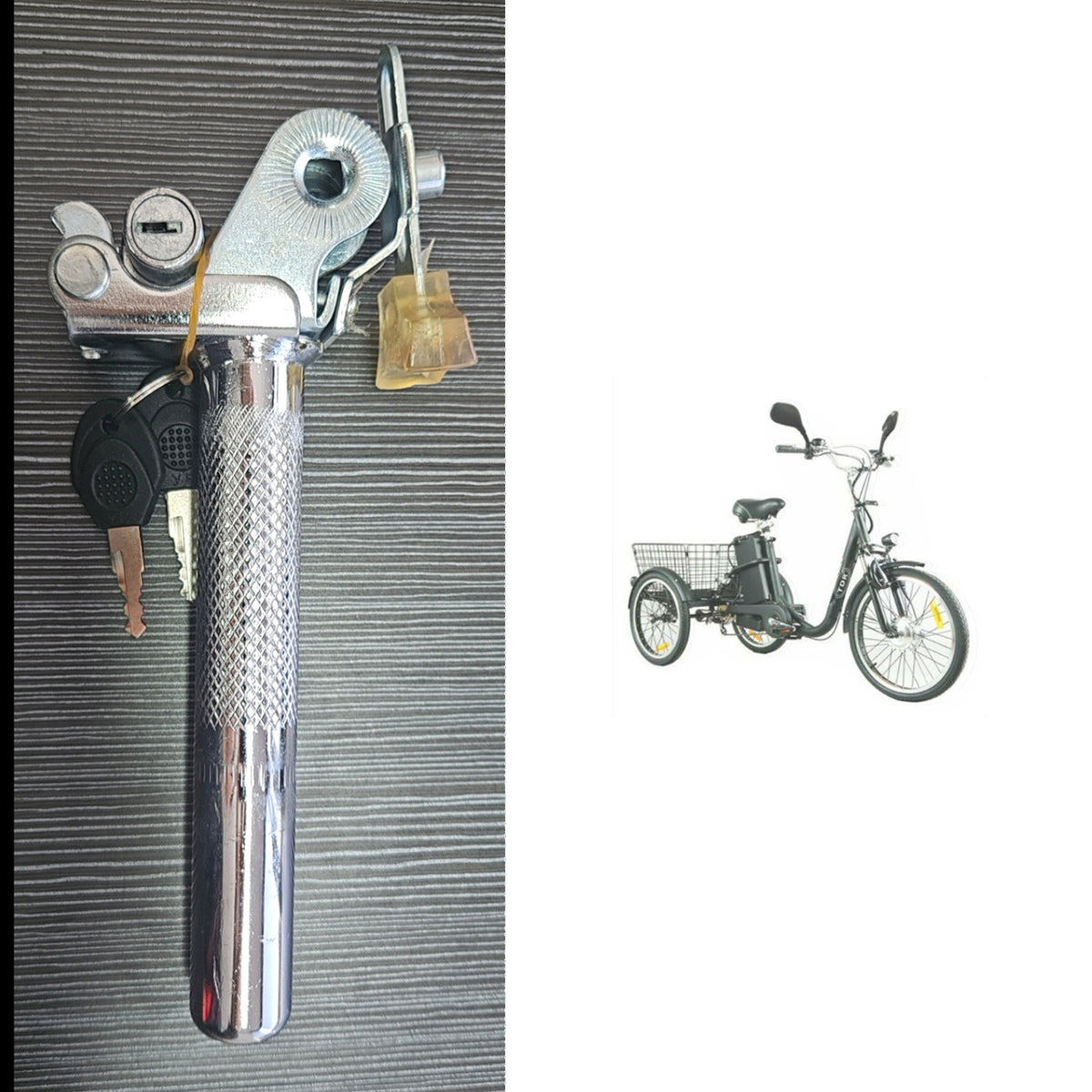 Replacement Seat Post for TDR S504 Electrical Trike - TDRMOTO