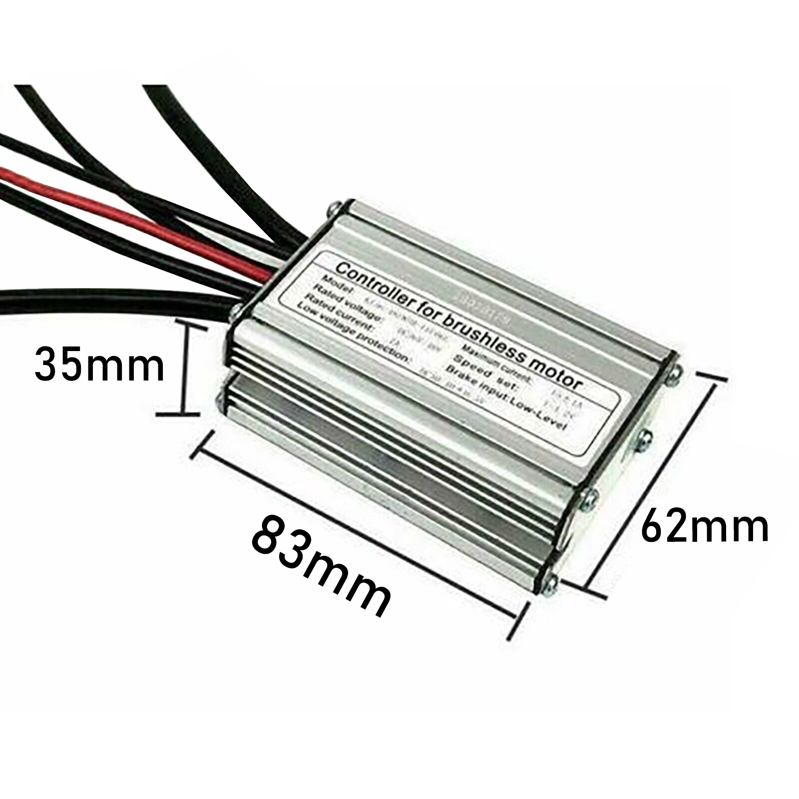 Bike Motor Controller, KT 17A Controller 36V 48V Motor Controller Square Wave with Double Ends String Lights SM Connection for 350W Motor Bike Motor Controller, KT 17A Controller 36V 48V Motor Controller Square Wave with Double Ends String Lights SM Connection for 350W Motor