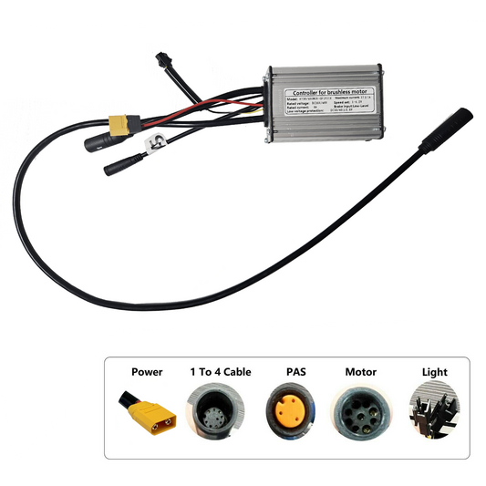 KT 36V/48V 17A Controller For 250W 350W Motor hub Electric Bicycle KT36/48ZWSR-GP1F21X