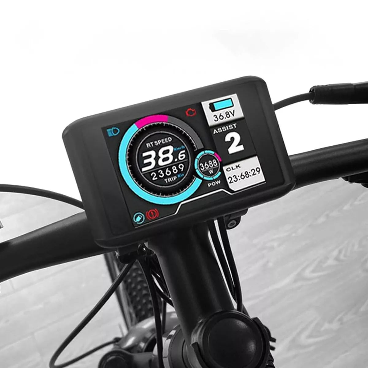 E Bicycle Display Module Electric Bike Bicycle Panel UKC1 Colored LCD Display For E-Bike Kit ...