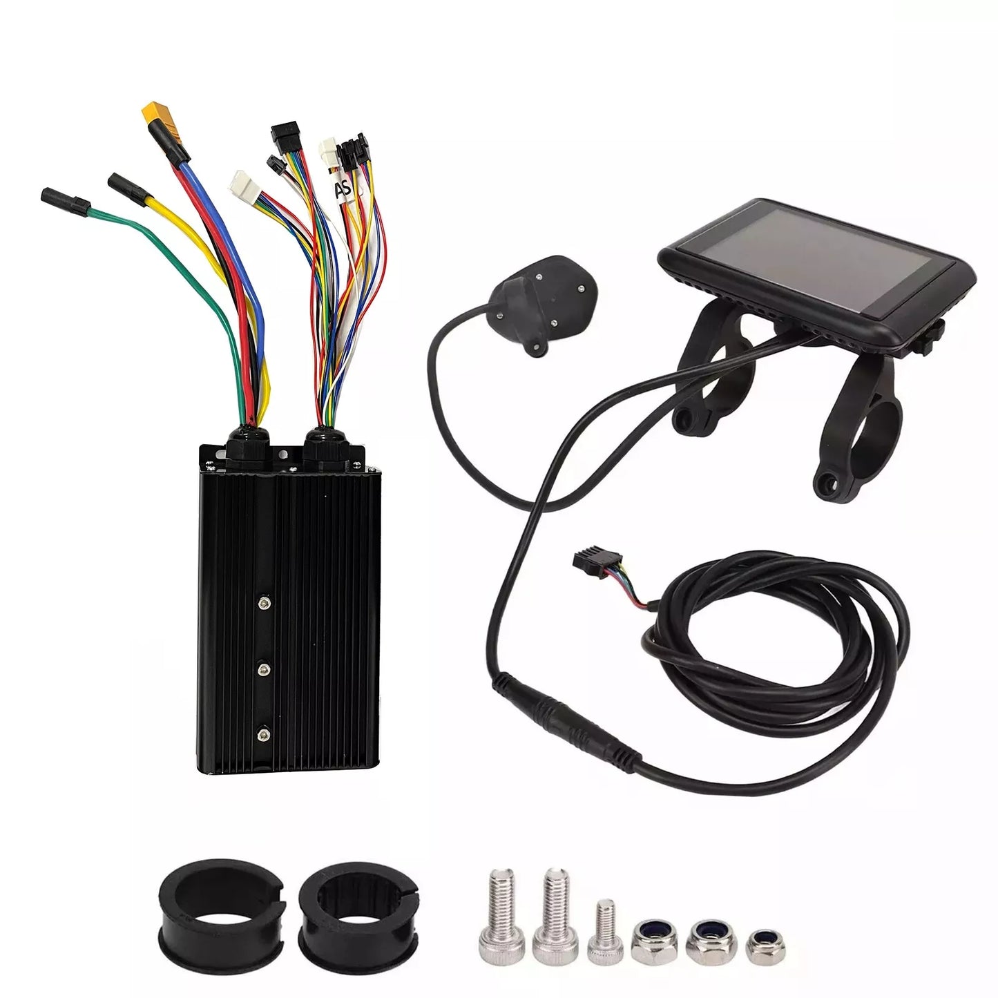 E-Bike 48V 72V 2000W 3000W 80A Dual Mode Controller + UKC1 Display