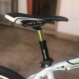 Black Aluminum Alloy 31.6mm 350mm Suspension Bicycle Bike Seat Post - TDRMOTO