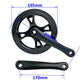 Alloy Bicycle Crank Single Speed 170mm MTB BMX Road Bike 44T Crankset