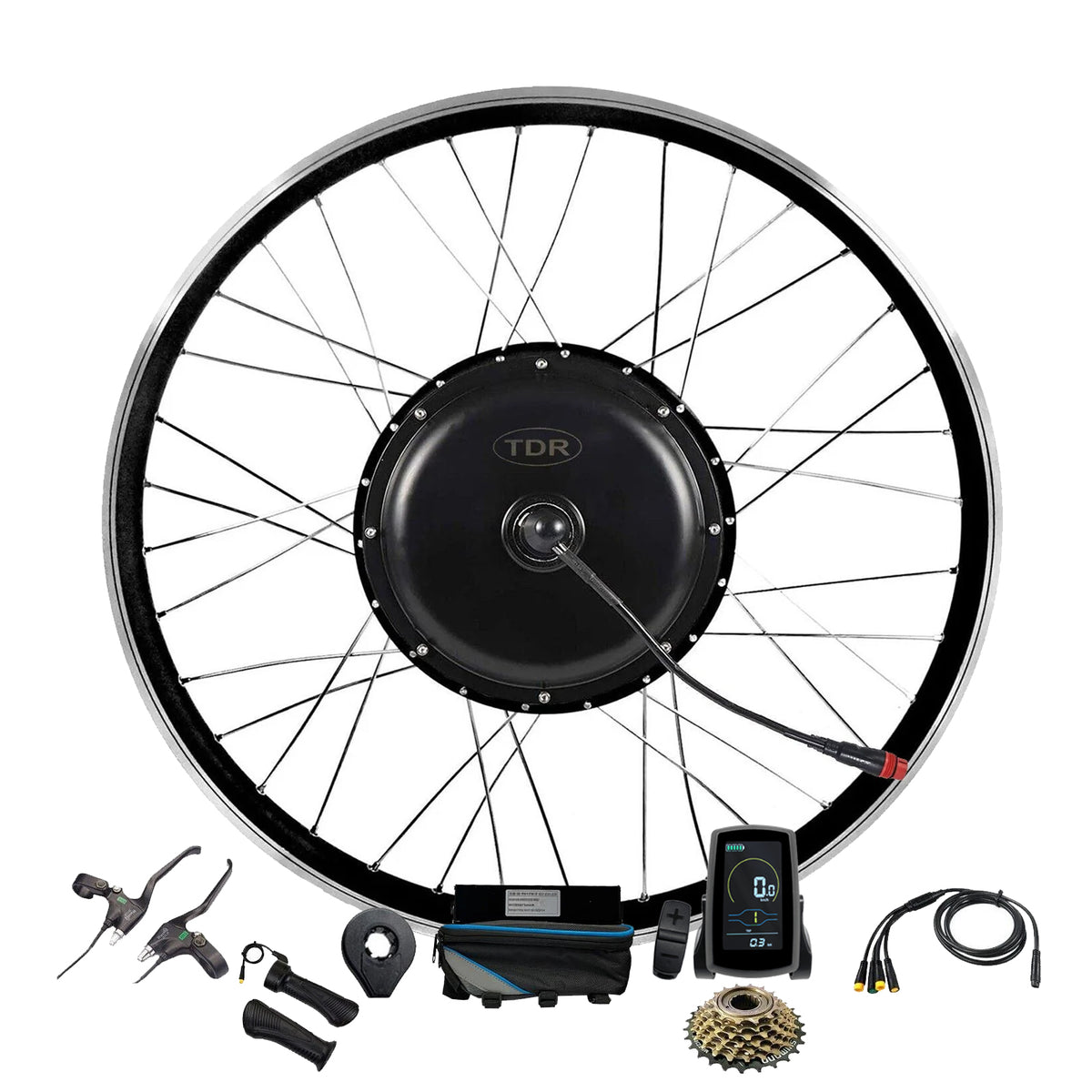 1500W 700C 28" 29" Rear Hub 48V Electric Bike Conversion Kit