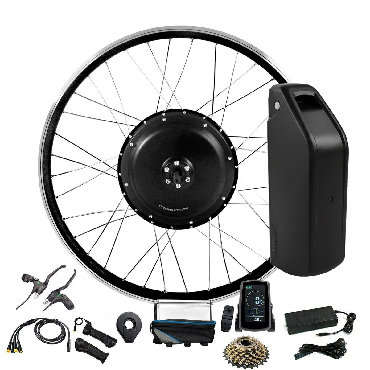 1500W 27.5'' Inch EBike Bicycle Conversion Kit 48V 20A Battery - TDRMOTO