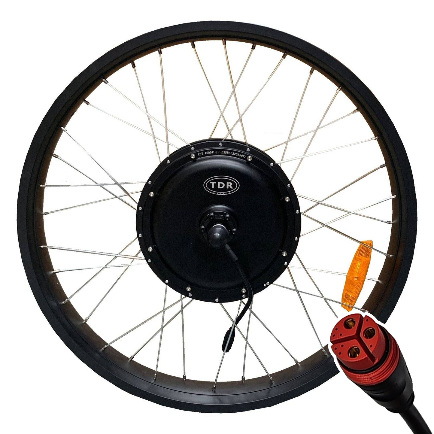 1500W 26" Fat Bike 4.0 Tyre Rear Hub Electric Bike Conversion Kit (Battery & Charger Not Included)
