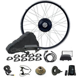 28"/29'/700C' 48V 500W Rear Wheel Hub Motor Conversion Electric Bike Bicycle Kit Triangle Battery - TDRMOTO