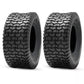 Set 4 Ride on Lawn Mower Turf Tires 15x6-6 Front & 18x8.5-8 Rear - 2PLY