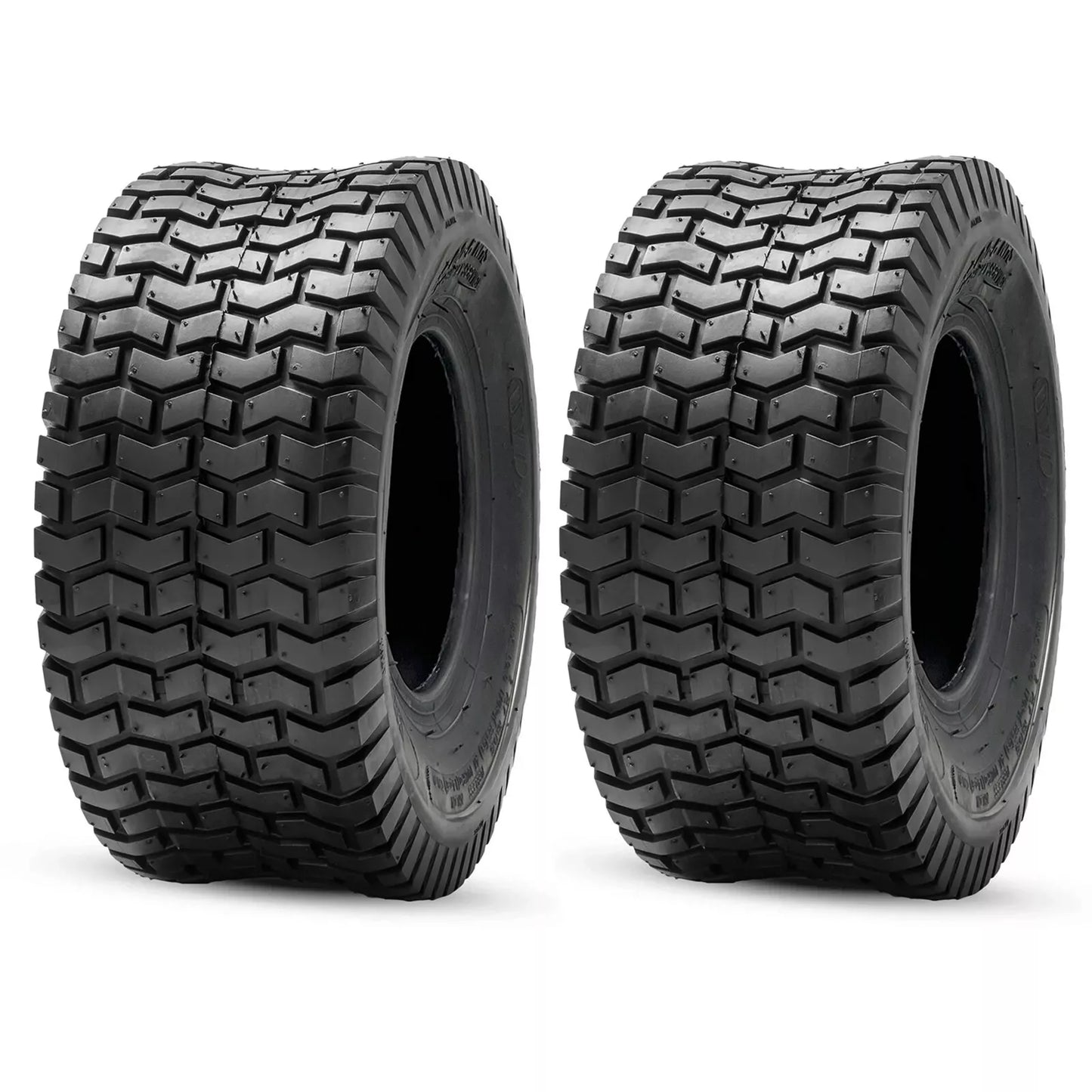 Set 4 Ride on Lawn Mower Turf Tires 15x6-6 Front & 18x8.5-8 Rear - 2PLY