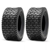 2x Ride on Mower Tyre 2 Ply Turf 15 x 6.00 - 6" inch Commercial Tubeless Tire - TDRMOTO