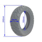 10 Inch 80/65-6 Off-road Road Self-healing Tyres Tires For-E-Scooter 10x3.0