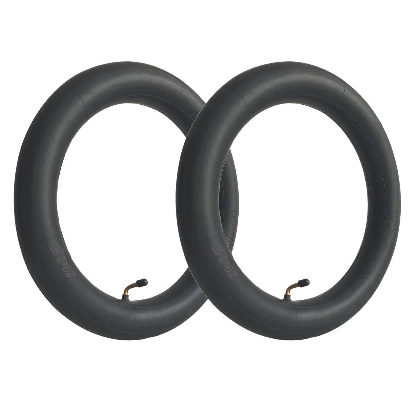 20 x 2.50 inch Rubber Bicycle Bike Kids Schraders Valve (Bent) Inner Tube
