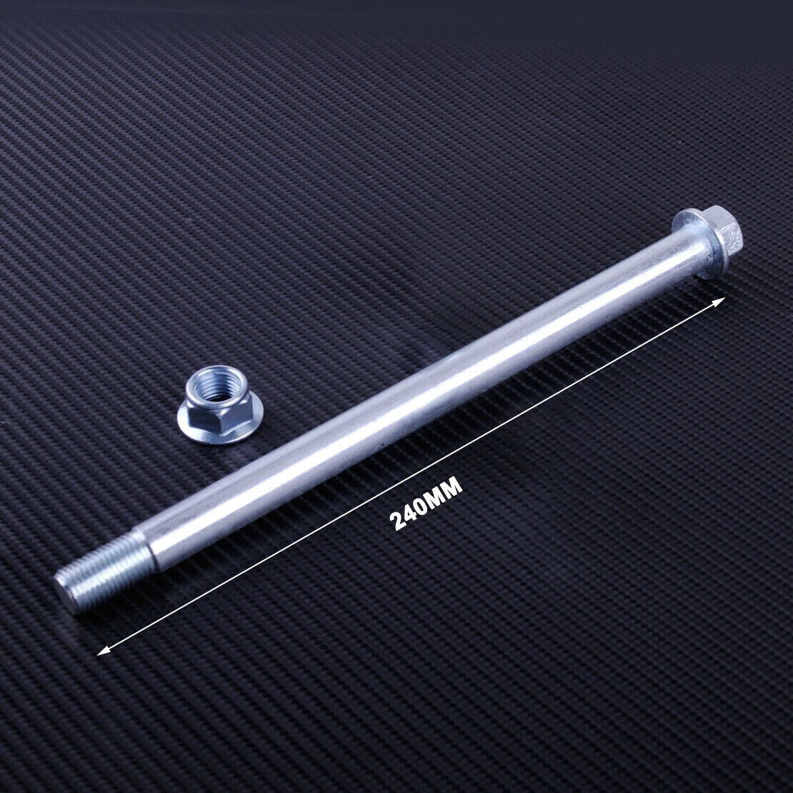 12mm*240mm Front or Rear Wheel Hub Axle Shaft Axis Sleeve For Pit Dirt Bike ATV