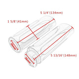 Chrome Custom Motorcycle 1'' Hand Grips Handle Bar End For Harley Honda Yamaha - TDRMOTO