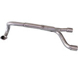 Silver Big Bore Dual Exhaust Muffler CRF50 STYLE Atomik Pitpro Thumpstar DHZ