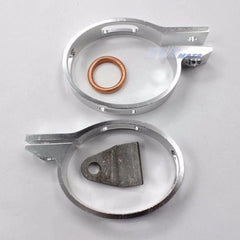 Silver Big Bore Dual Exhaust Muffler CRF50 STYLE Atomik Pitpro Thumpstar DHZ