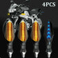 4 x Amber LED Indicators Blinkers For Yamaha Honda Suzuki Hyosung