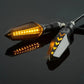 4 x Amber LED Indicators Blinkers For Yamaha Honda Suzuki Hyosung