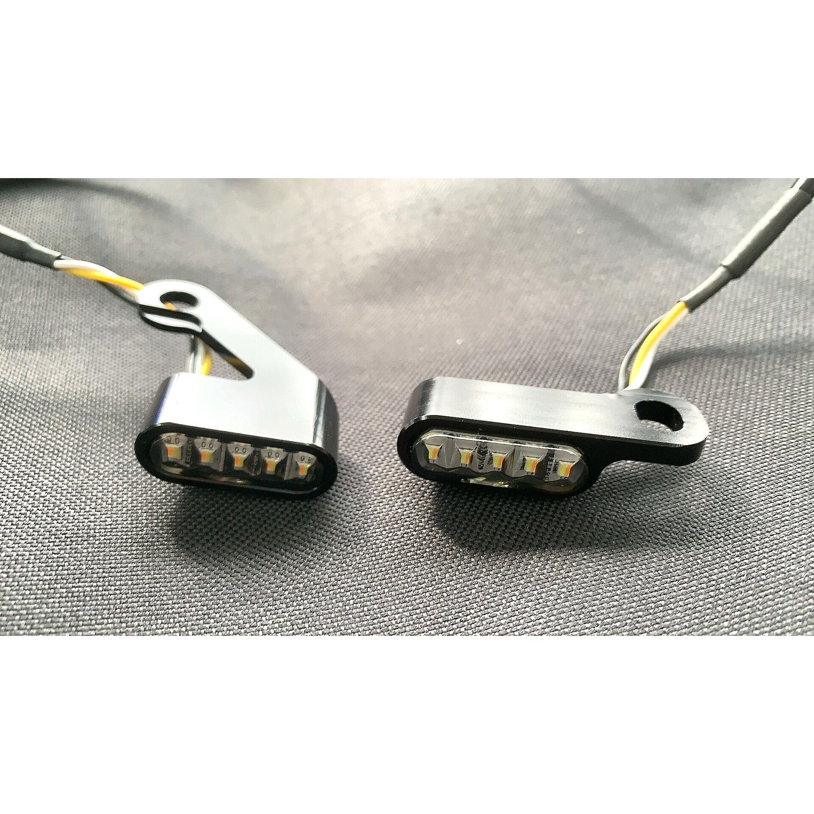 Handleber Led Indicator Motorcycle Handlebar LED Mini Turn Signal Indicator Light For Harley S ...
