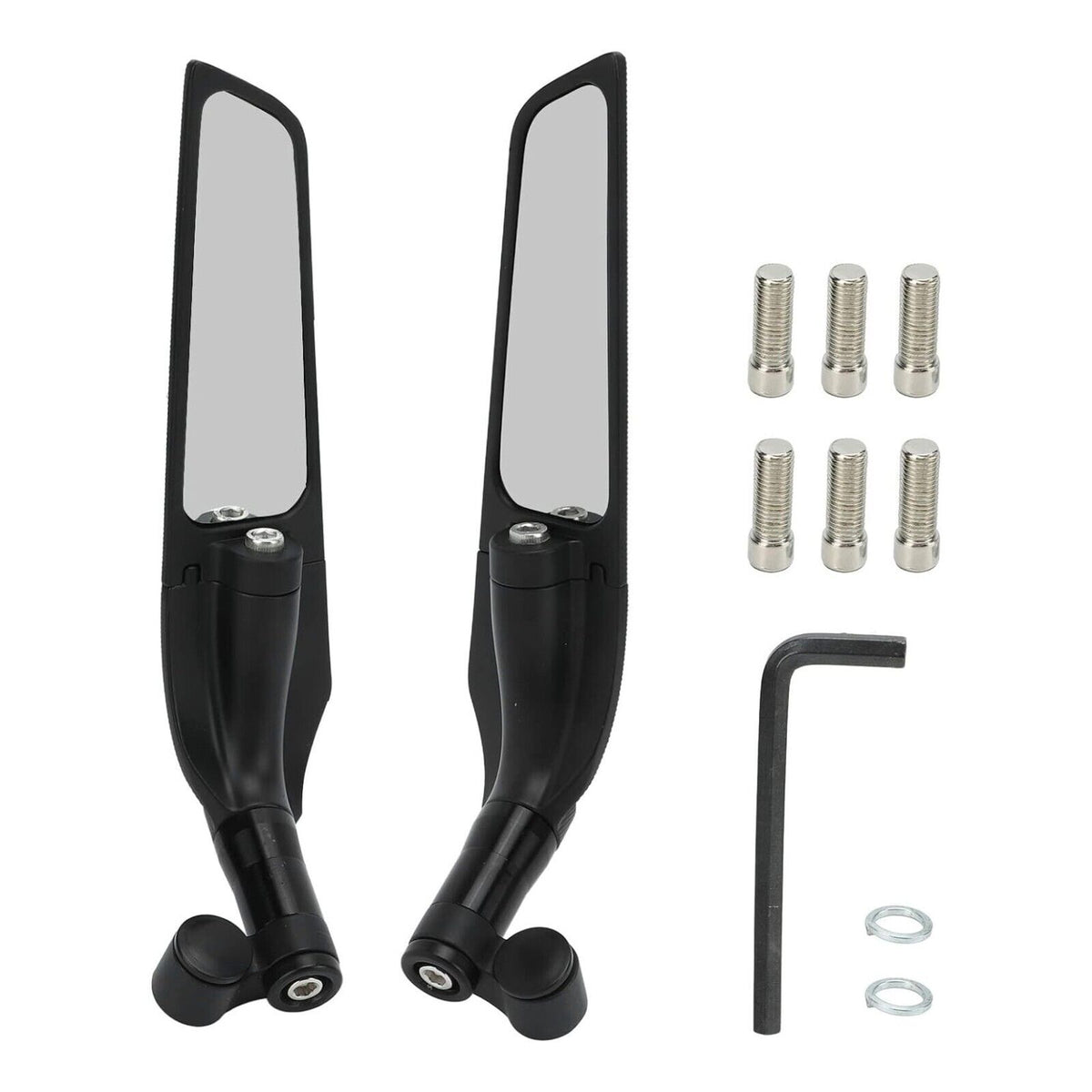 8mm 10mm Rear View Mirrors for Kawasaki Honda Suzuki KTM Motorbike Scooter - TDRMOTO