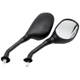 M8 2X Black Motorcycle Scooter Rear View Side Mirrors 8mm For Honda Suzuki KTM