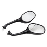 M8 2X Black Motorcycle Scooter Rear View Side Mirrors 8mm For Honda Suzuki KTM
