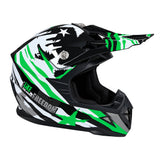 Green Motorcycle Helmet for Kids/Youth/Boy/Girl/Children