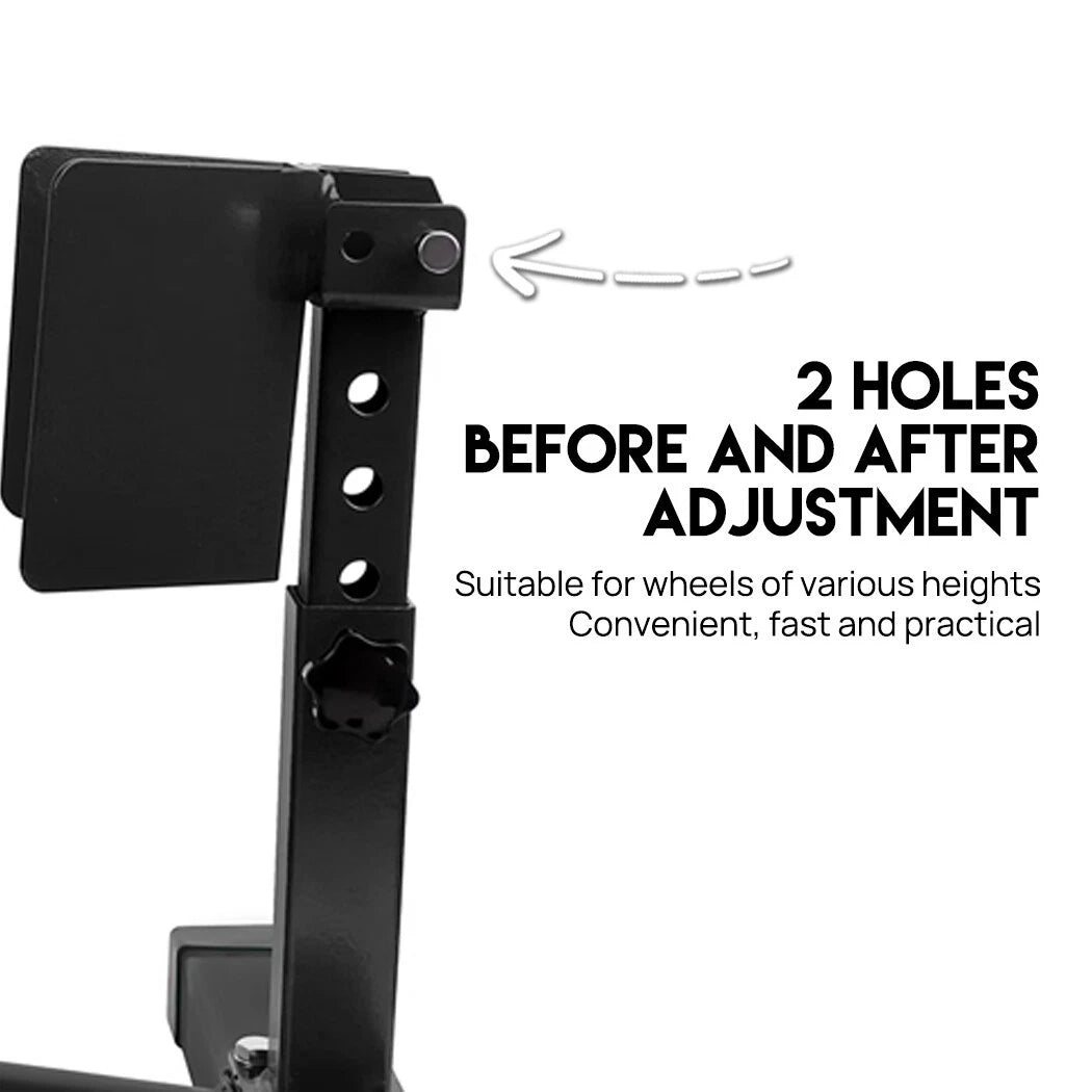 Motorcycle Front Wheel Stand Chock Parking Lock Holder Support - TDRMOTO