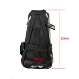 Large Bicycle Saddle Bag Pack Water Resistant Black for Mountain Bike