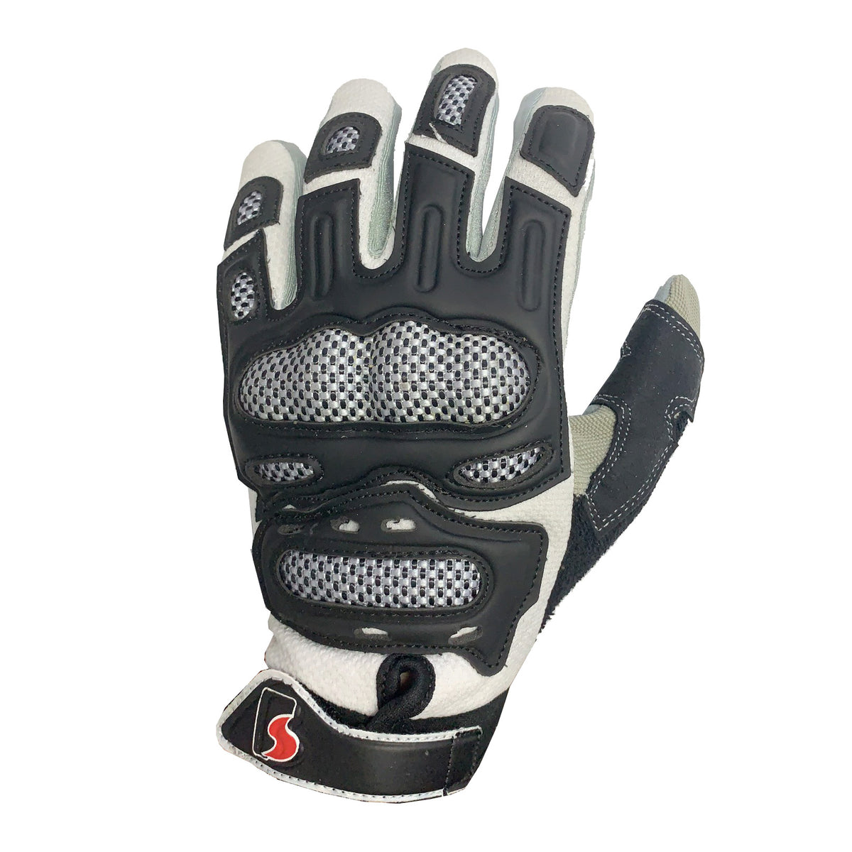 Red/Blue/White Motorcycle Knuckle Gloves Motorbike Gear MX Motorcross - TDRMOTO