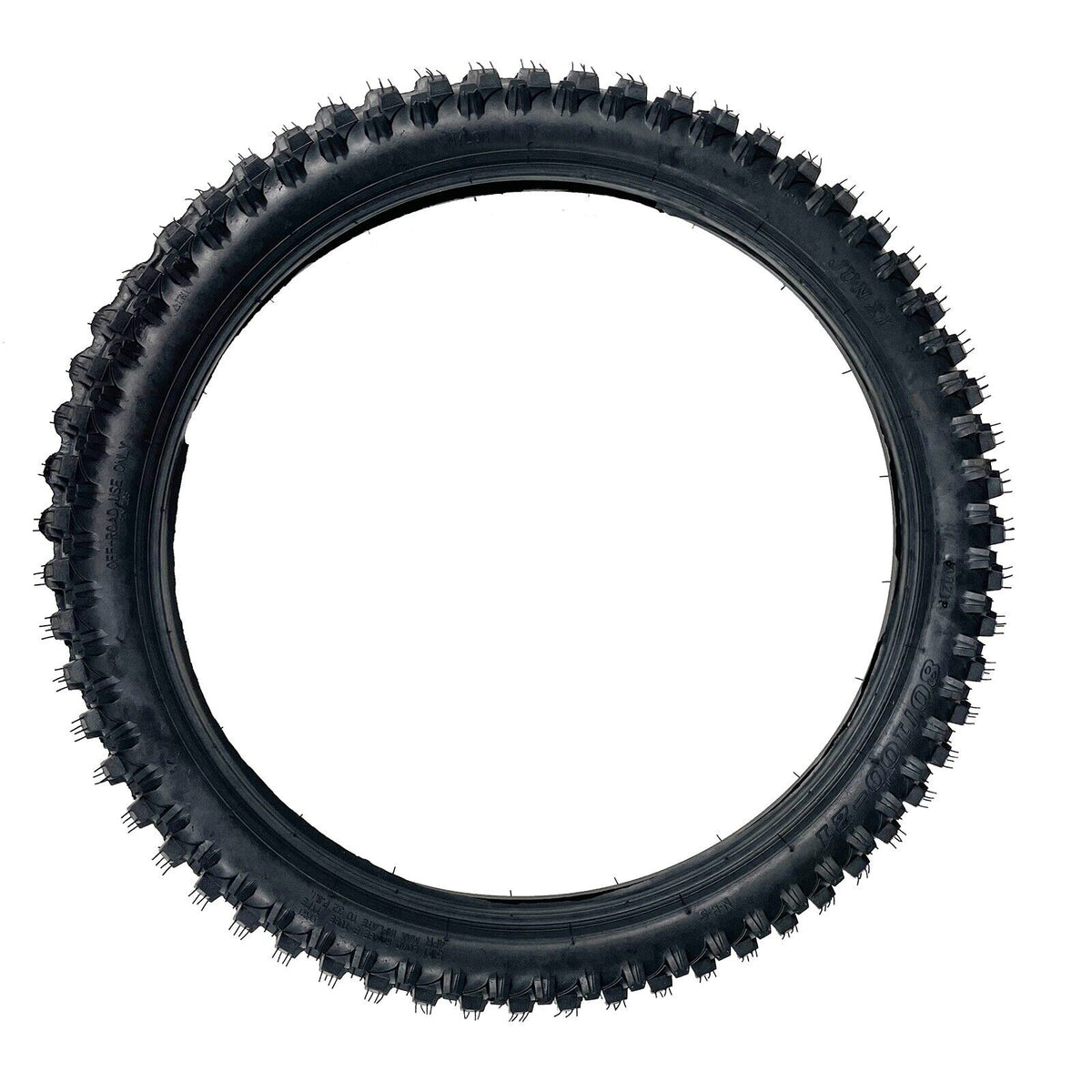 KNOBBY FRONT TYRE + TUBE 70/100-21" 21 INCH for DIRT BIKE OFF ROAD PIT BIKE - TDRMOTO