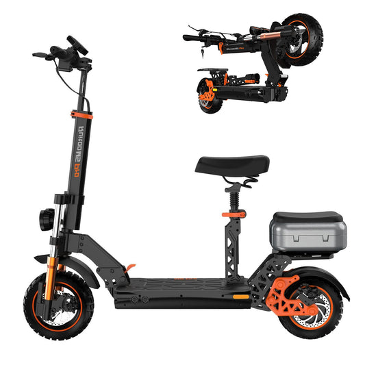 Ruitoo M5 Pro Electric Scooter, 1200W Foldable Seat IPX4 Max 70km