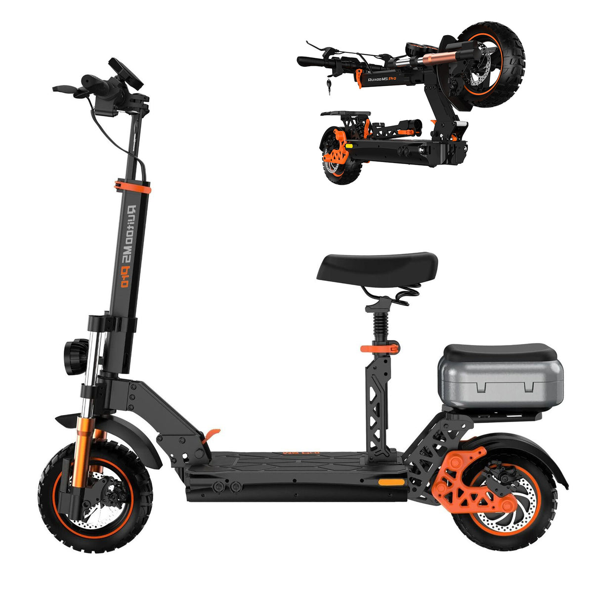 Ruitoo M5 Pro Electric Scooter 1200W Foldable Seat IPX4 Max 52km/h - TDRMOTO