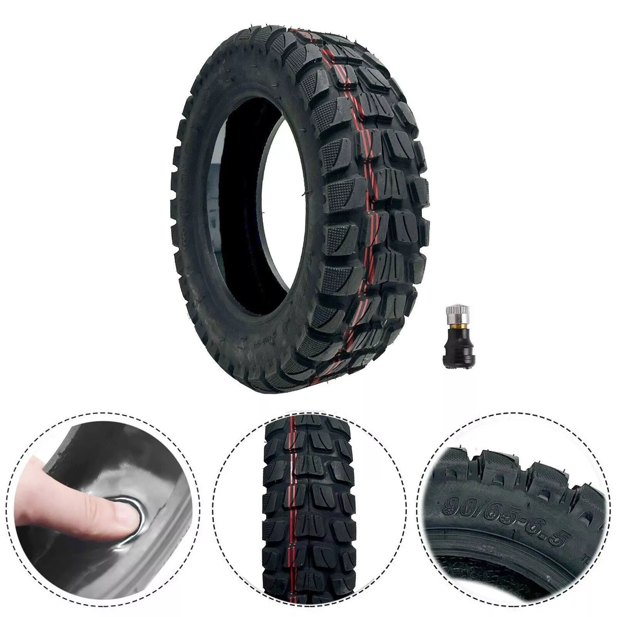 Self-healing Tubeless Tire 11'' 90-65-6.5 90/65-6.5 off road electric scooter Tyre - TDRMOTO