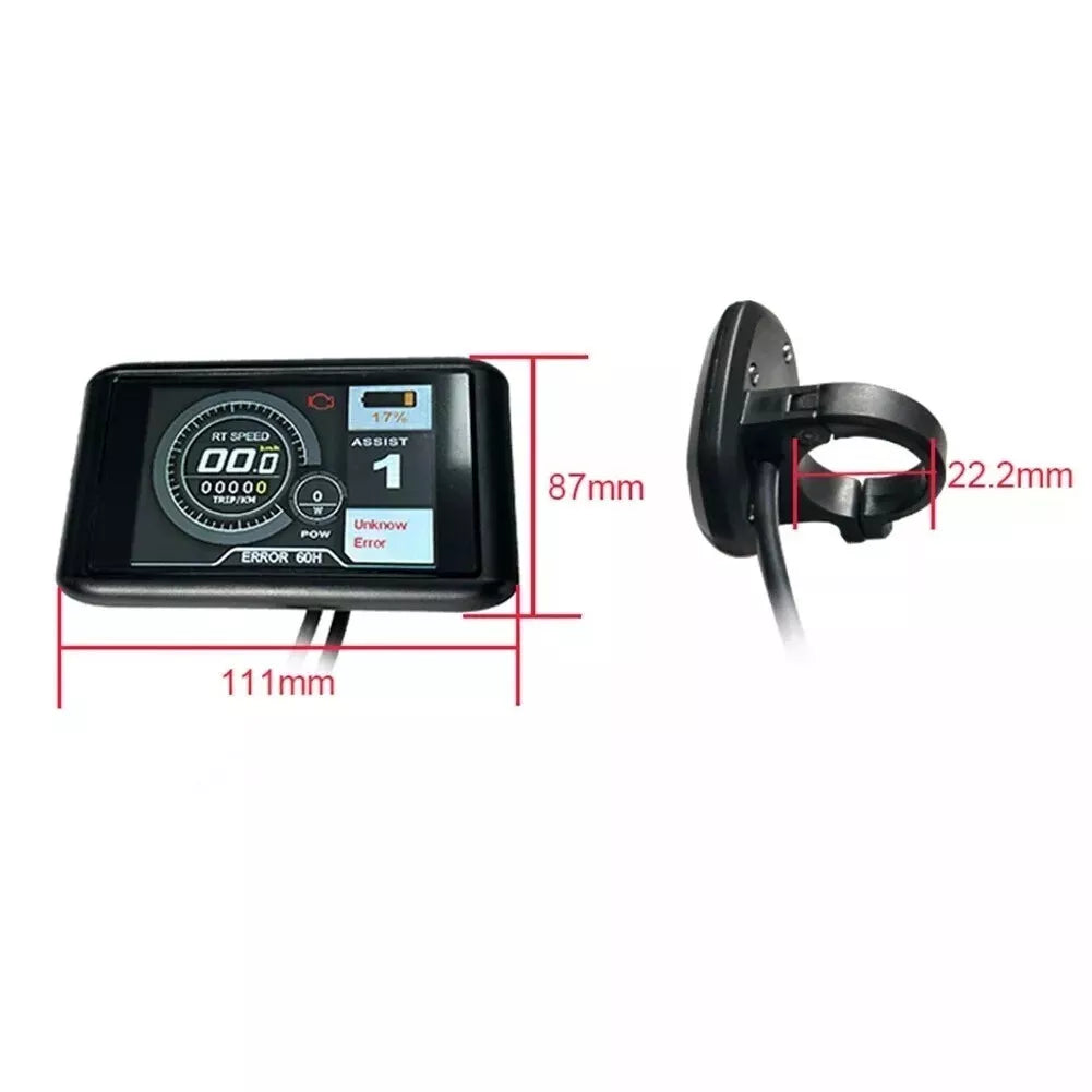 E-Bike 48V 72V 2000W 3000W 80A Dual Mode Controller + UKC1 Display