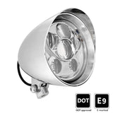 DOT E9 5.75" alloy LED daymaker bullet headlight Harley LOW RIDER FAT STREET BOB - TDRMOTO