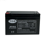 6V 10AH AGM Deep Cycle Battery SLA Sealed UPS Alarm Toy Replace 4Ah 5Ah 6Ah 7Ah 9Ah - TDRMOTO
