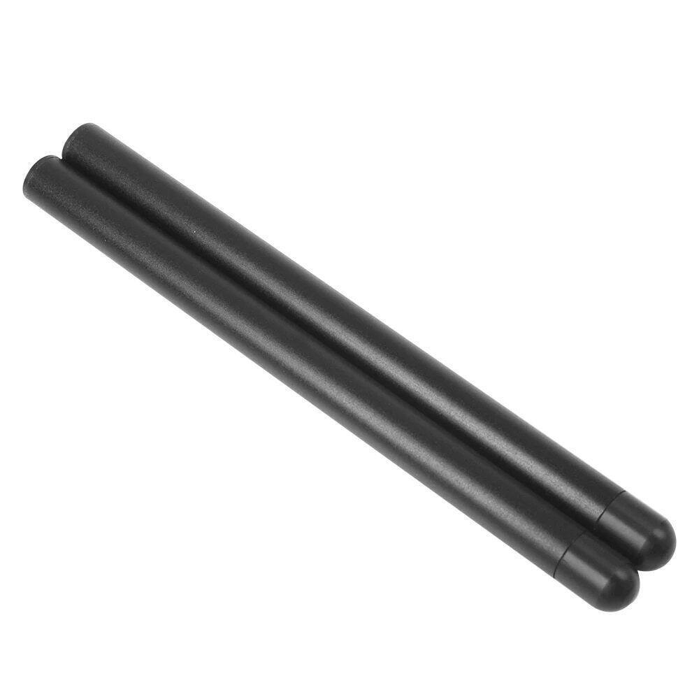 7/8" 22mm Black Motorcycle Handlebars Fork Tube Universal Clip On Handle Bar