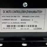 For E-Bike E-Scooter Brushless Hub Mode Controller, 3000W,48V 72V 80A 18mos - TDRMOTO