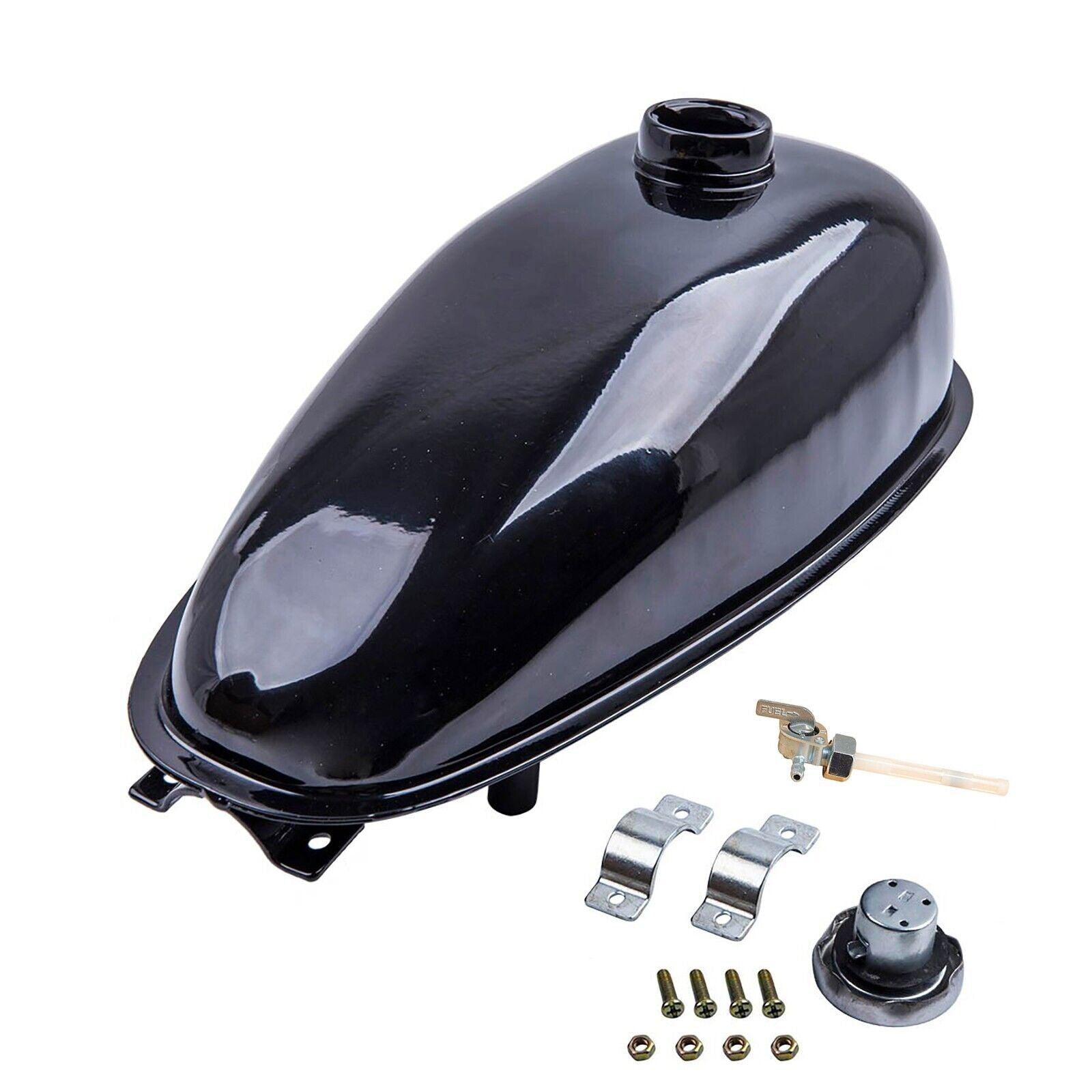 4L Fuel Tank For Motorized Bike Motorcycle Fit for 49cc 50cc 60cc 66cc ...
