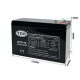 12V 9Ah Deep Cycle Battery Replace PS-1290, RT1272, RT1275,RT1280, RT1290 - TDRMOTO