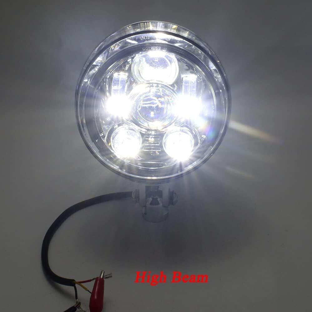 DOT E9 5.75" alloy LED daymaker bullet headlight Harley LOW RIDER FAT STREET BOB