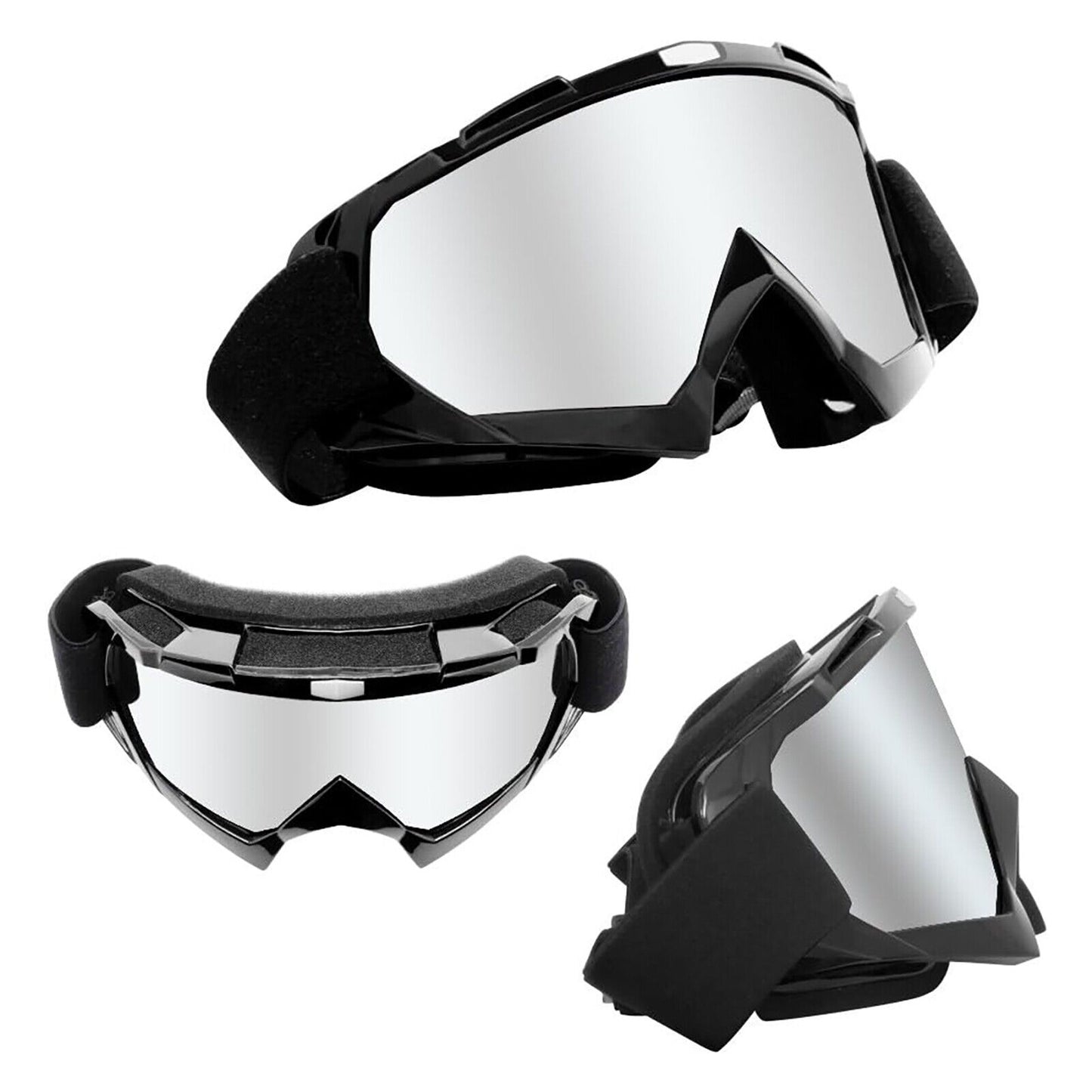 CSG Black & White Tinted Lens Goggles For Outdoor Activity Sports Cycling Snow Skiing