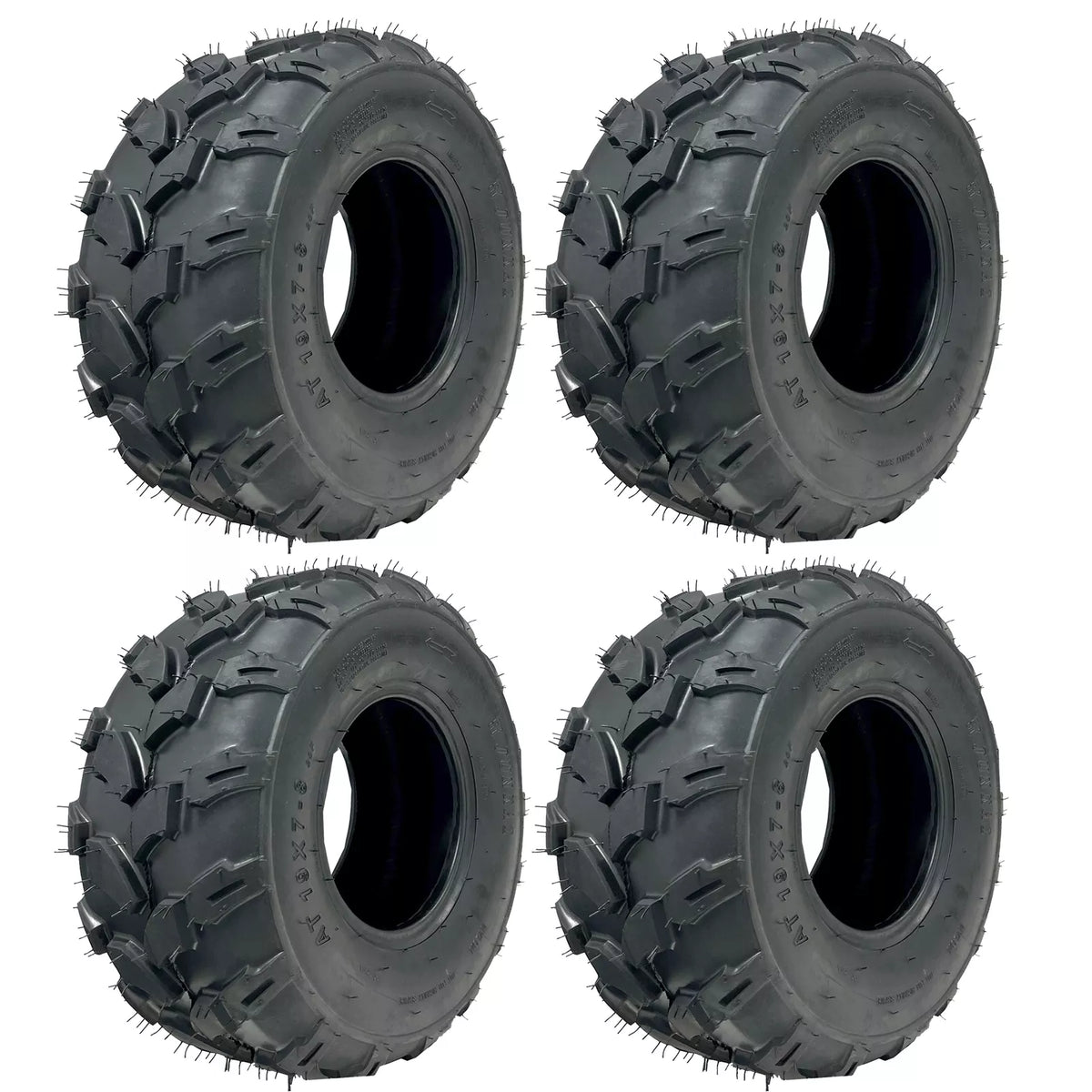 4pcs 19x7-8" 4PR Tyre For ATV Quad Buggy Ride On Mowers 125cc 150cc 200cc 250cc - TDRMOTO