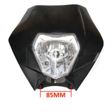 Dirt Bike Rec Reg Headlamp (Black) Tail Light Kit For Suzuki KTM Honda Enduro MX - TDRMOTO