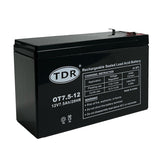 12V 7AH 7.5AH TDR AGM Deep Cycle AGM Alarm UPS Spot Light Alarm Cooter Battery - TDRMOTO
