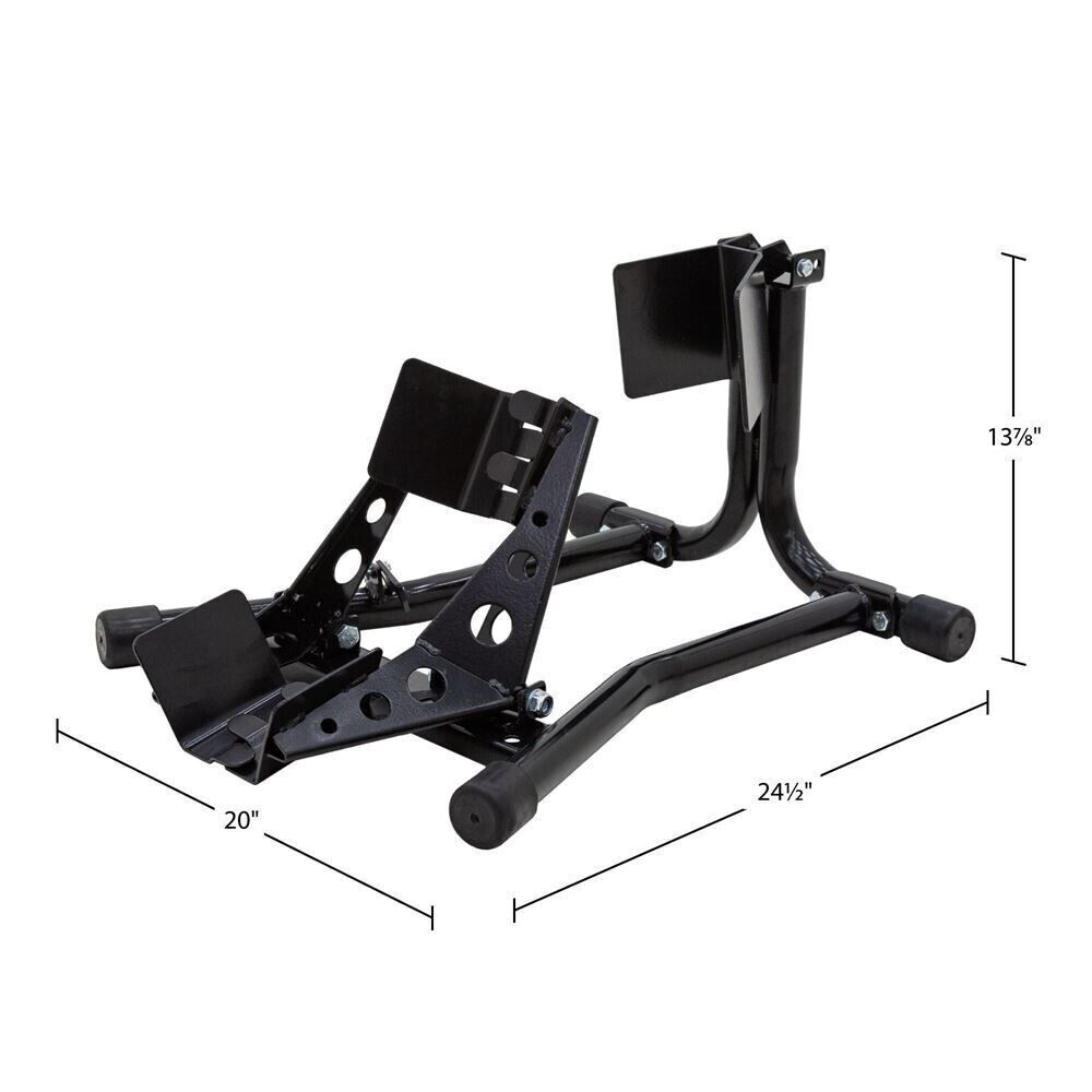 Motorcycle Front Wheel Stand Chock Parking Lock Holder Support